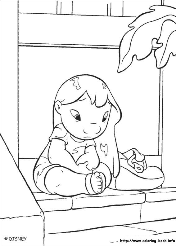 Lilo and Stitch coloring picture